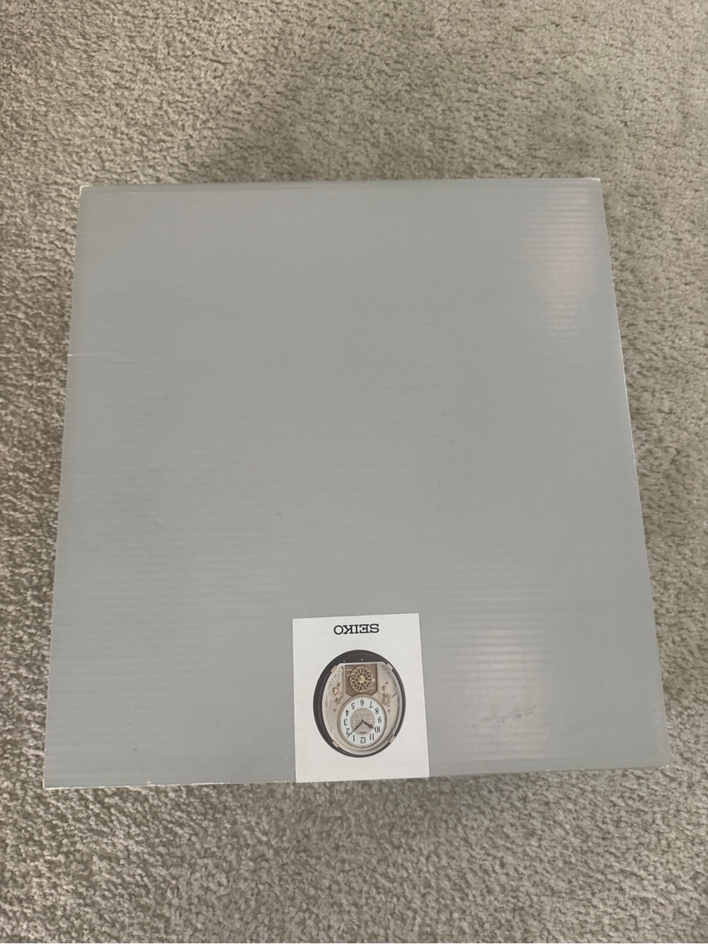 Seiko Brown, Cream and Gold Musical Motion Wall Clock - Picture 11 of 11